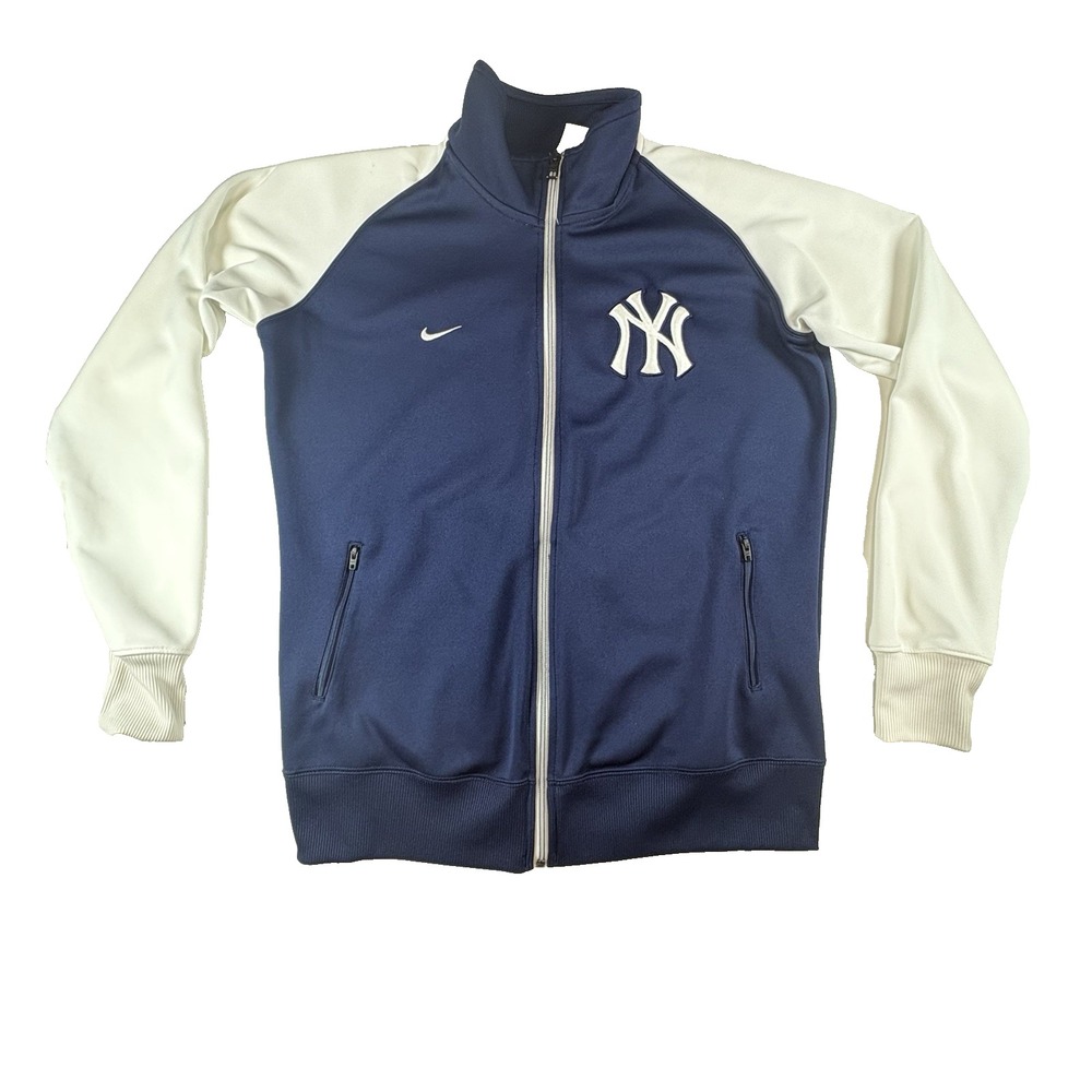 Nike New York Yankees Dugout Jacket Mens XL Official MLB Full Zip Polyester